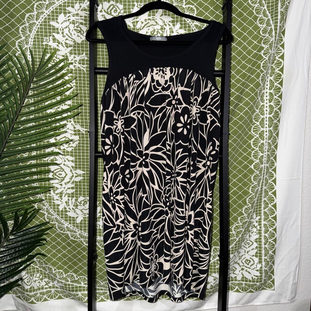 VTG Y2K Nally & Millie Floral Sleeveless Hooded Dress Small Made in‎ USA